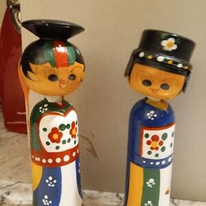 Darling Vintage Korean Nodder Dolls